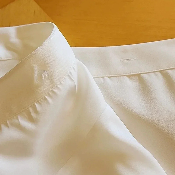 VINCE CAMUTO NWOT white wrap skirt, size 10 - Picture 3 of 6